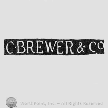 The name C. Brewer & Co. written with uppercase letters