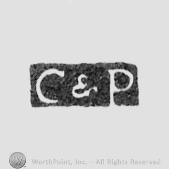 The letters C & P written in uppercase