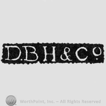 The letters DBH & Co. written in uppercase