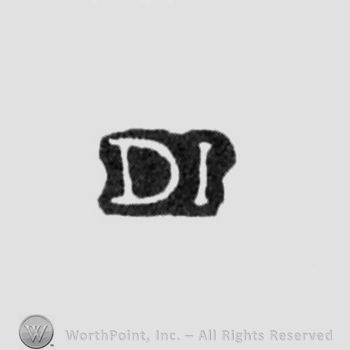The letters DI written in uppercase
