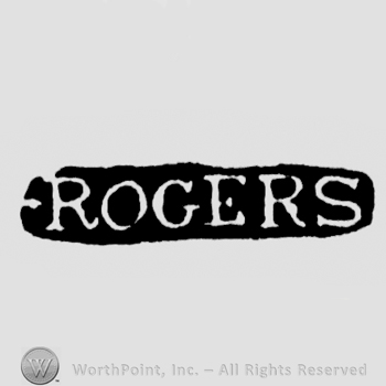 The name Rogers written with uppercase letters