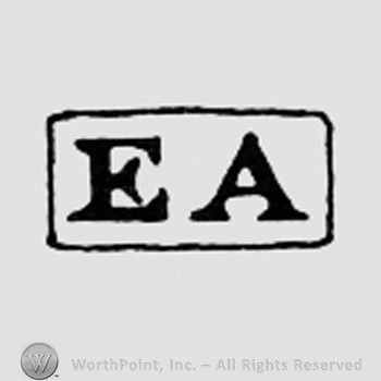 Letters EA inside a rectangle.