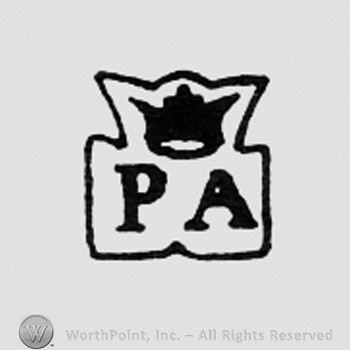 Crowned letters PA.