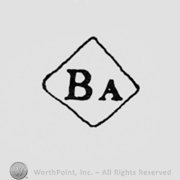 Letters B and A inside a diamond.