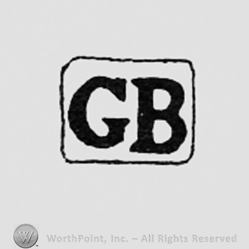 Letters G and B inside a rectangle.
