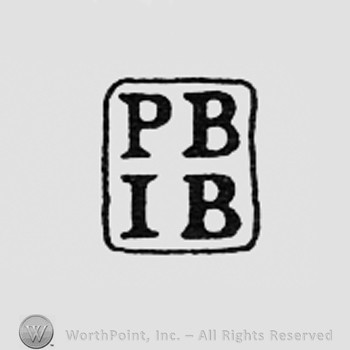 Letters PB and IB inside a rectangle.