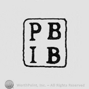 Letters PB and IB inside a rectangle.