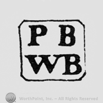 Letters PB and WB inside a rectangle.