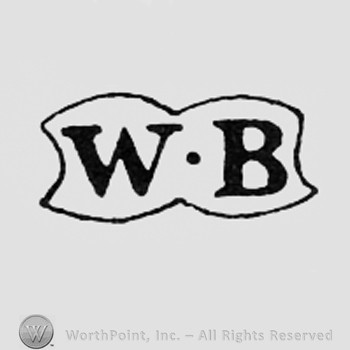Letters W and B inside a frame.