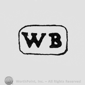 Letters W and B inside a frame like a rectangle.