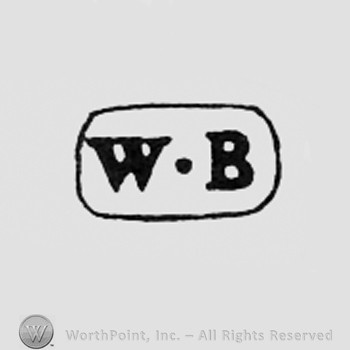 Letters W and B inside a frame like a rectangle.
