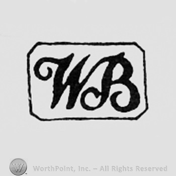 Letters W and B inside a rectangle.
