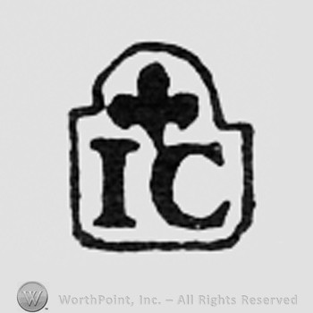 Fleur-de-lis above letters I and C.