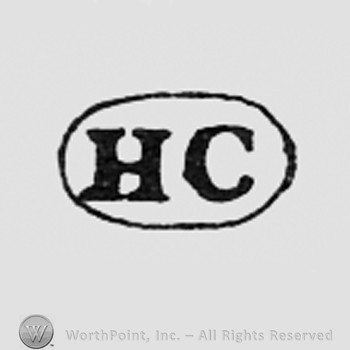 Letters H and C inside an oval.