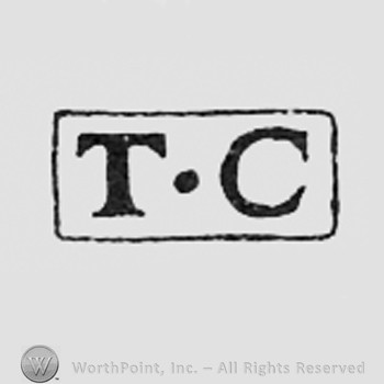 Letters T and C inside a rectangle.