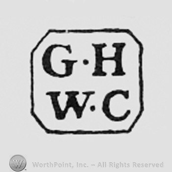 Letters GH WC inside a rectangle.