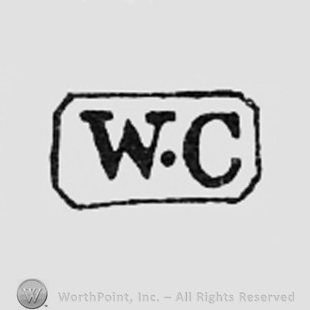 Letters WC inside a rectangle.