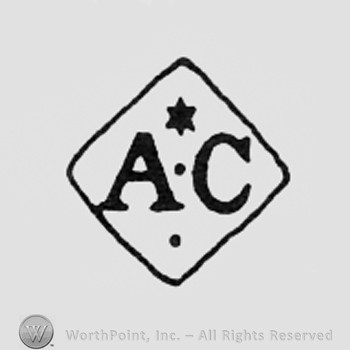Star above letters AC, all inside a diamond.