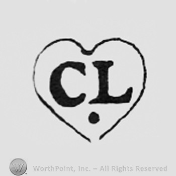 Letters CL inside a shape like a heart.
