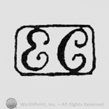 Letters EC inside a rectangle.