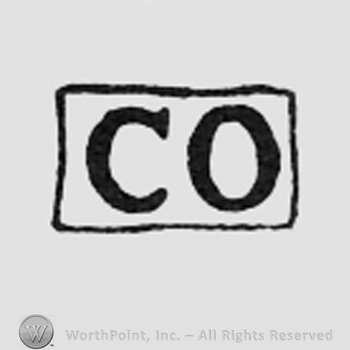 Letters CO inside a rectangle.