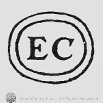 Letters EC inside an oval.