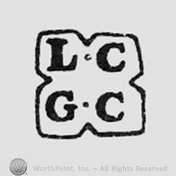 Letters LC GC inside a shape like a square.