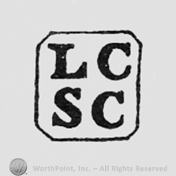 Letters LC SC inside a shape like a square.