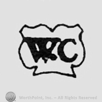 Letters WC inside a rectangle.
