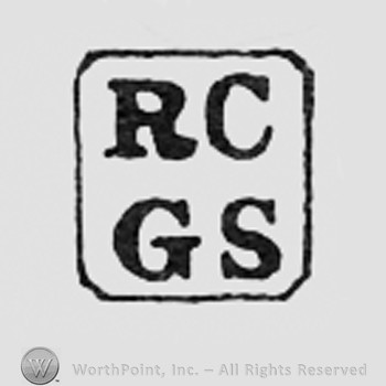 Letters RC GS inside a rectangle.