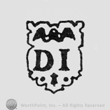 Letters DI on a floral subject shield.