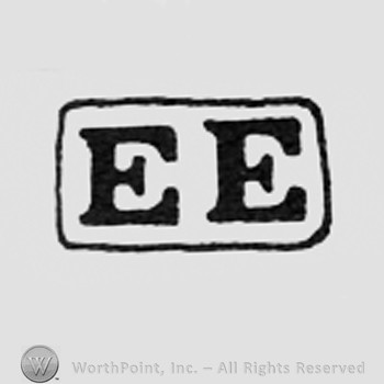 Letters EE inside a rectangle.