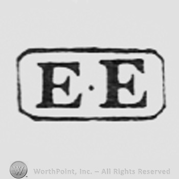 Letters EE inside a rectangle.