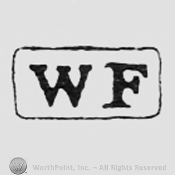 Letters WF inside a rectangle.