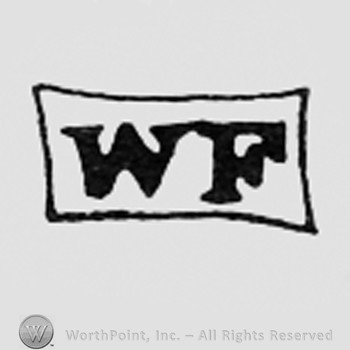 Letters WF inside a rectangle.