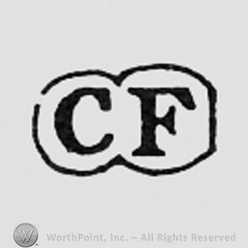 Letters CF inside a double circle.