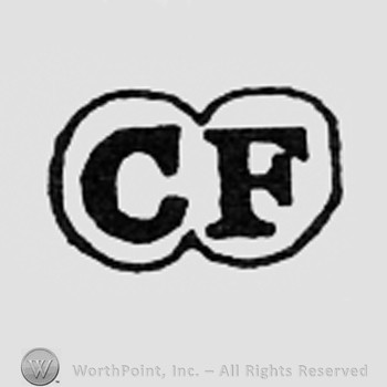 Letters CF inside a double circle.