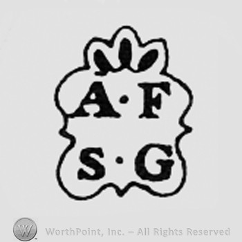 Crown and letters AF and SG.