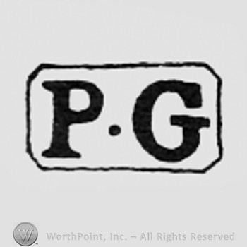 Letters PG inside a rectangle.