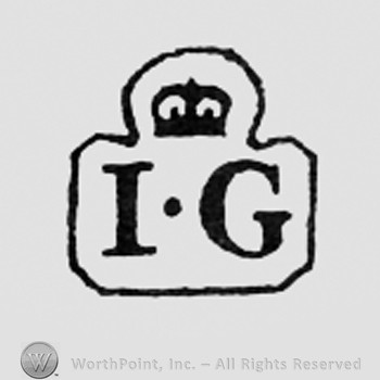 Crowned letters IG.