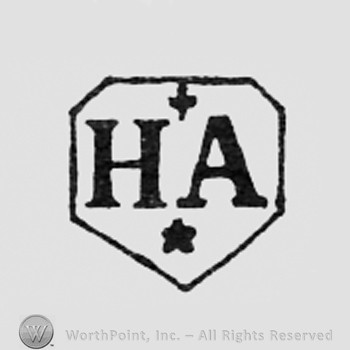 Letters HA and a star bellow.