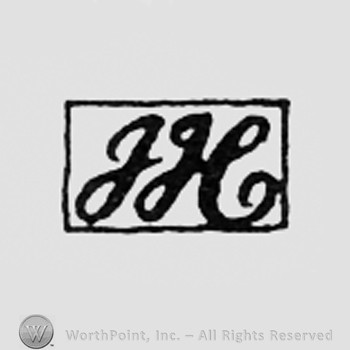 Letters JH inside a rectangle.