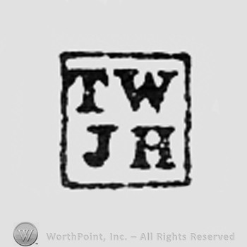 Letters TW and JH inside a square.