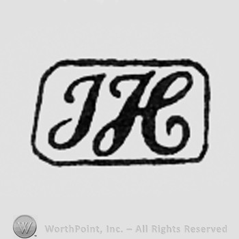 Letters JH inside a rectangle.