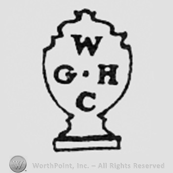 Letters WGHC over a leaf.
