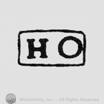 Letters HO inside a rectangle.