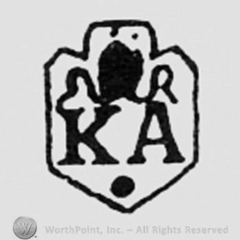 Letters KA on a shield.