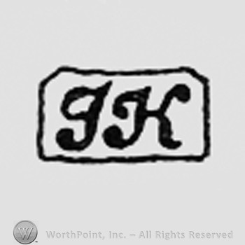 Letters JK inside a rectangle.