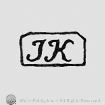 Letters JK inside a rectangle.