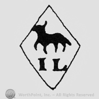 Letters IL and an animal above, all inside a diamond.